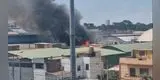 Callao en alerta: incendio de gran magnitud se reporta en la en Av. Argentina
