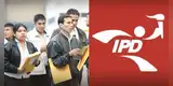 IPD lanza convocatoria CAS 2025 con sueldos de hasta S/11.264: cómo postular con secundaria o título profesional