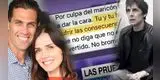Exponen FUERTES chats de Gustavo Salcedo y la esposa de productor vinculado a Maju Mantilla antes de agresión: "Por culpa del mari..."
