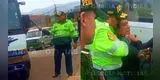 Policía rompe luna de combi y agrede a chofer durante paro de transportistas en SJL: “¿Qué me vas a hacer?”