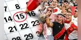 ¿Confirman feriado o día no laborable este miércoles 15 de octubre a nivel nacional? Esto señala El Peruano