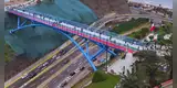 Bloque de vidrio del puente Miraflores-Barranco se mueve y vecinos temen una tragedia