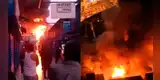 Fuerte incendio arrasa galería de jr. Huanta, en Cercado de Lima cerca al Centro Comercial Paruro
