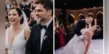 ¡Purita magia! Natalia Salas IMPACTA con un EMOTIVO baile familiar junto a Sergio Coloma y su hijo en su boda religiosa