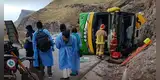 Tragedia en Cusco: 7 fallecidos y más de 30 heridos tras volcadura de bus interprovincial