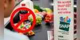 Restricción de alimentos poco saludables en EE.UU.: Estos seis estados se unen a la lista del SNAP