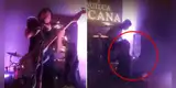 Conocido cantante peruano sufre inesperada DESCARGA ELÉCTRICA durante show en centro de Lima