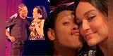 Daniela Darcourt COQUETEA con Waldir Felipa y le ROBA UN BESO en pleno concierto: "Yo tengo panetón, tú invítame el chocolate"