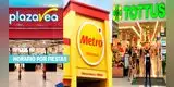 Horarios de Tottus, Metro, Plaza Vea por Año Nuevo: ¿atenderán el 31 de diciembre y 1 de enero?