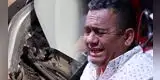 Tony Rosado REAPARECE y SE PRONUNCIA tras sufrir FUERTE accidente automovilístico en Arequipa con su auto DESTROZADO: "Dios..."