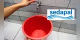 Toma tus precauciones: Sedapal anuncia corte de agua en varias zonas este miércoles 7 de enero