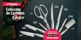El Popular y Oster lanzan exclusiva colección de 8 cuchillos de cocina para el hogar peruano