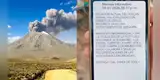 Volcán Sabancaya en alerta naranja tras explosión en Arequipa: Indeci advierte emisión de cenizas