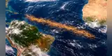 Una misteriosa mancha marrón apareció en el océano Atlántico entre América y África: esta es la explicación