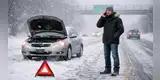 Conductores en peligro por el FRÍO EXTREMO: conoce estos pasos clave si quedas atrapado en una carretera