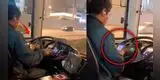 ¡El colmo! Captan a chofer del Metropolitano enviando un Yape mientras manejaba el bus tras el accidente que dejó más de 40 heridos