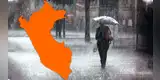 Perú en alerta | SENAMHI activa AVISO NARANJA: estas regiones soportarán FUERTES lluvias hasta el domingo