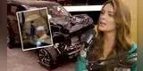 Exponen a misterioso joven SACANDO OBJETOS de la camioneta de Laura Spoya tras sufrir aparatoso accidente: cámaras y testigo lo revelan