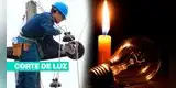 ES OFICIAL | Corte de luz este jueves 19: 2 distritos tendrán 'apagón' hasta por 8 horas