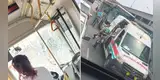 San Martín de Porres: persona cae desde el Puente del Ejército e impacta contra bus del Metropolitano