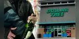 Terror en Dollar Tree: Seis personas participaron de un ROBO ORGANIZADO y su final sorprendió a todos los clientes