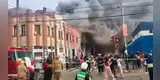 Incendio en La Victoria: más de 10 unidades de bomberos atienden EMERGENCIA a una cuadra del Hospital Almenara