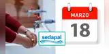 Confirmado | Sedapal suspenderá el servicio de agua este 18 de marzo en Lima: revisa si tu zona está en la lista y horarios