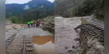 Machu Picchu sin trenes: Huaico BLOQUEA vía férrea y operadoras SUSPENDEN servicios hasta nuevo aviso
