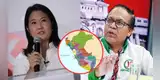 Avance electoral 2026 | 5 regiones del Norte respaldan a Keiko Fujimori y 3 del Sur a Roberto Sánchez: conoce cuáles son