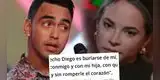 Exponen llamada entre Diego Chávarri y su novia tras traición con Gabriela Herrera y ella MIENTE: "Nunca puso comunicado"