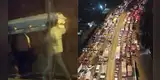 Familia carga féretro a pie tras 10 horas de congestión vehicular por accidente en la vía Ramiro Prialé