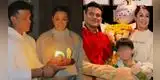 ¿Se viene el bebé? Christian Domínguez CONMUEVE a Karla Tarazona con emotivo gesto ante toda su familia en medio de presunto EMBARAZO