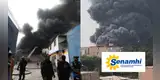 ¡ALERTA! Senamhi advierte que humo del incendio en Ate afectará la ciudad: estos DISTRITOS de Lima se verán afectados