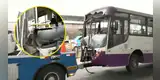 Corredor Morado impacta contra columna de la Línea 1 del Metro de Lima en la estación Bayóvar