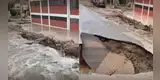 Tubería de Sedapal se rompe e inunda COLEGIO en SJL: Minedu toma DRÁSTICA decisión ante riesgo sanitario