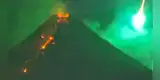Meteoro verde ilumina el cielo durante la erupción de un volcán y sorprende al mundo: conoce dónde ocurrió