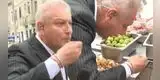 Gunter Rave causa furor en plena jornada de Elecciones 2026 tras comer 'cevichito' al paso: "Señora, le has metido la vena..."