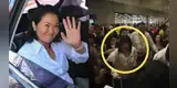 Keiko Fujimori regresa al Perú en plena recta final del conteo de votos de segunda vuelta: así fue recibida en el aeropuerto