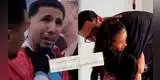 Sergio Peña se  QUIEBRA al leer la desgarradora carta de su hija con Valery Revello por el Día del Padre: "Linda palabras"