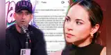 Diego Chávarri DIFUNDE CHATS de Thalía Bentín pidiéndole retomar DESDE CERO su relación: "Recuperar lo que un día tuvimos"