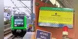 Cierran dos estaciones de la Línea 1 del Metro: persona ingresó a la vía férrea