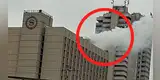 Incendio voraz se registra en el Hotel Sheraton: urgencia moviliza a 4 unidades de bomberos