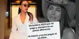 Samahara Lobatón en el OJO DE LA TORMENTA por deber dinero y DESAPARECERSE: "Más de seis meses y no pagas ni un dólar"