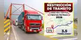 ¡ATENCIÓN, CONDUCTORES! Restringen el paso de camiones en la Carretera Central por Fiestas Patrias hasta esta fecha