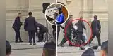 Integrante de la Marina se DESCOMPENSA antes de entregar el bastón de mando a Keiko en Palacio de Gobierno