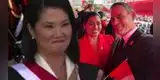 Mark Vito y su novia Leslie Echavarría se 'roban' las miradas junto a Keiko Fujimori en la Parada Militar: También la acompañaron en cena de gala