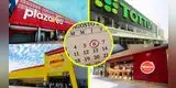 Antes de salir de compras este feriado, revisa los horarios de Plaza Vea, Metro, Wong y Tottus