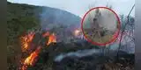 “No podemos solos”: comuneros de Cañaris en LAMBAYEQUE luchan contra INCENDIO FORESTAL que sigue avanzando