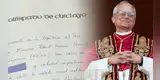 Revelan CARTA INÉDITA del Papa León XIV a Ollanta Humala donde solicitó la nacionalidad peruana: "Durante toda..."