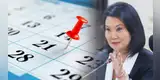 OFICIAL | Feriados se CAMBIARÁN a este DÍA de la semana: propuesta del MEF es respaldada por Keiko Fujimori